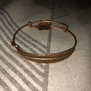 Alex and Ani feather bracelet